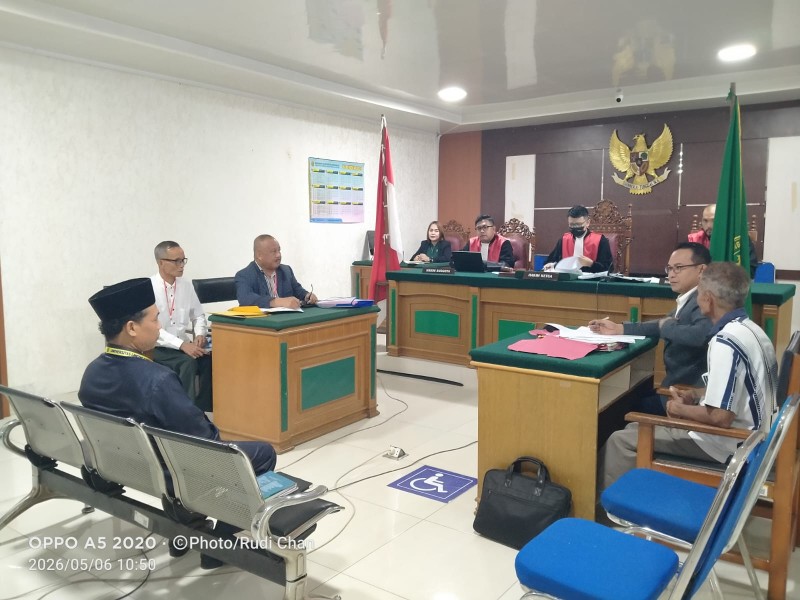Sidang Sengketa Lahan Digelar di PN Bengkalis, Tergugat 1 Sekda Meranti Mangkir