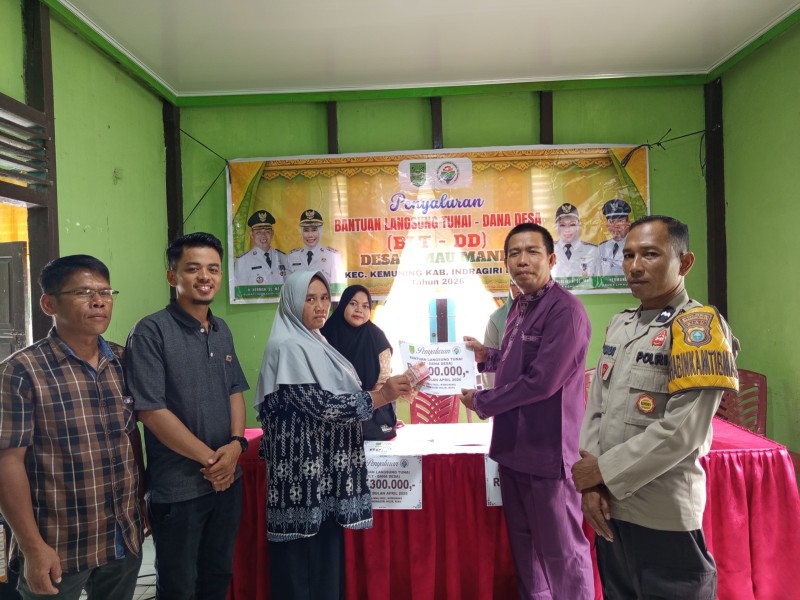 Pemdes Limau Manis Salurkan BLT Dana Desa Periode April-Mei 2026