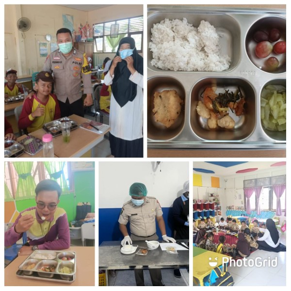 SPPG Yayasan Kemala Bhayangkari Inhil Dampingi Distribusi Makanan Bergizi Gratis