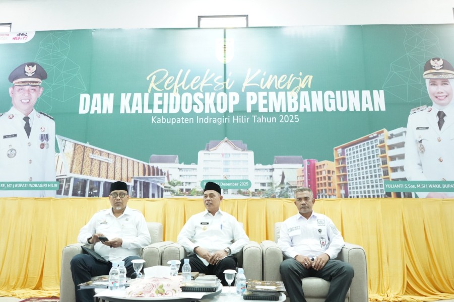 Untuk Pertama Kalinya, Bupati Inhil, Herman Pimpin Refleksi Kinerja dan Kaleidoskop Pembangunan Inhil 2025