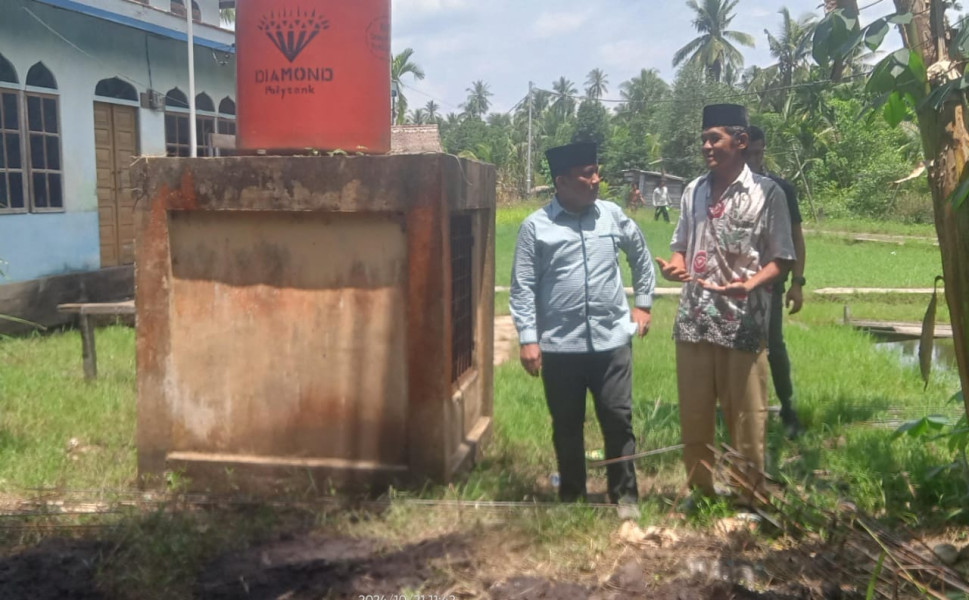 Warga Sungai Intan Kiri: Terima Kasih Pak Dani Sudah Membantu Masjid Kami