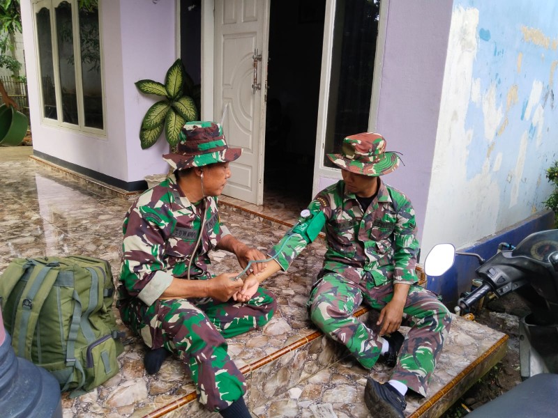 Satgas TMMD Ke-128 Jalani Cek Kesehatan, Pastikan Kondisi Personel Prima