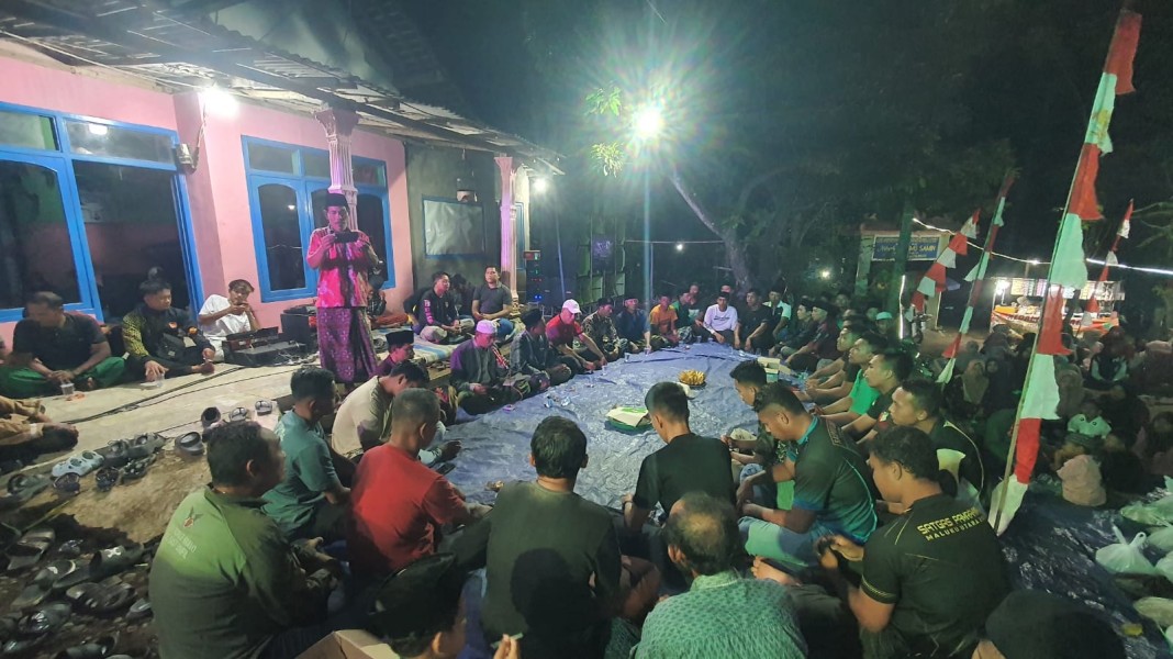 Wujud Syukur Program TMMD Hampir Selesai, Warga Bersama Satgas Gelar Tasyakuran