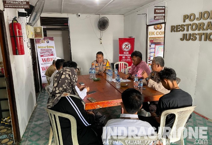 Sinergi Polsek Concong, PPK, dan Panwascam mewujudkan Pilkada 2024 aman dan kondusif.