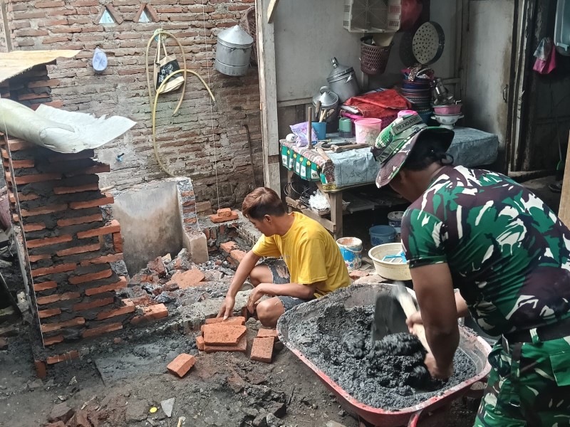 Pembangunan Sanitasi Tariyah di Dusun Sumur Capai 40 Persen, Satgas TMMD Ke-128 Terus Kebut Pekerjaan