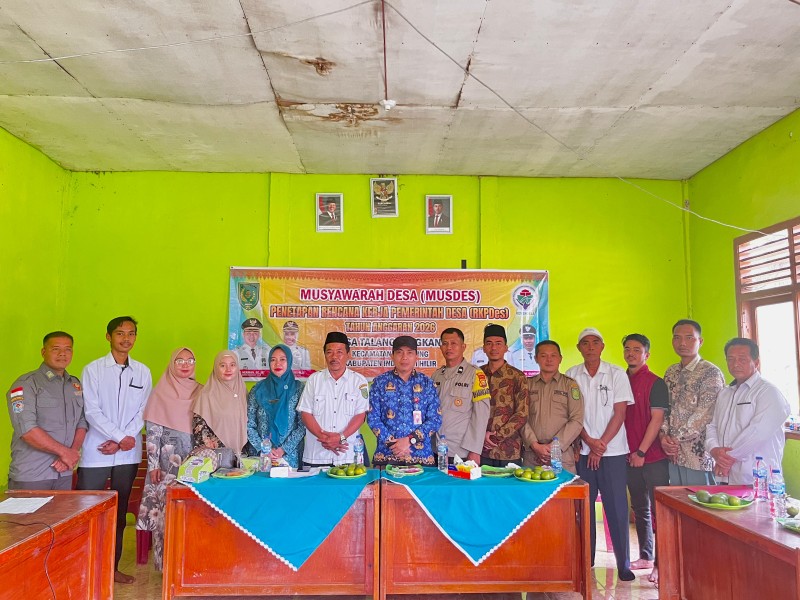 Pemdes Talang Jangkang Laksanakan Musdes RKPDes 2026
