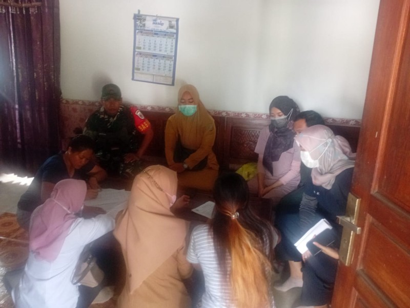 Serda Lalu Sukaryanto Dampingi Pelayanan Kesehatan di Desa Sukodadi