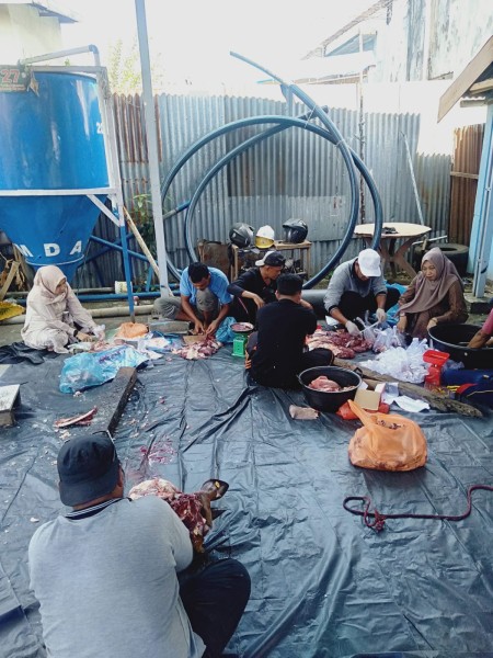Dua Sapi Kurban dari Pegawai PDAM TI, Komitmen Berbagi Tak Pernah Padam