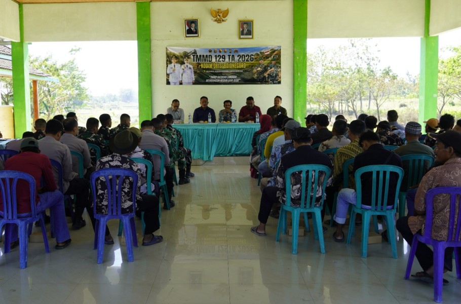 TMMD 129 Bojonegoro Asah Kesadaran Hukum Warga Desa Kesongo