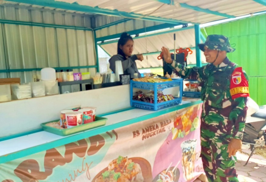 Bikin Rest Area Kesongo Makin Aesthetic : TMMD 129 Bojonegoro Sulap Lapak UMKM Pakai Booth Container