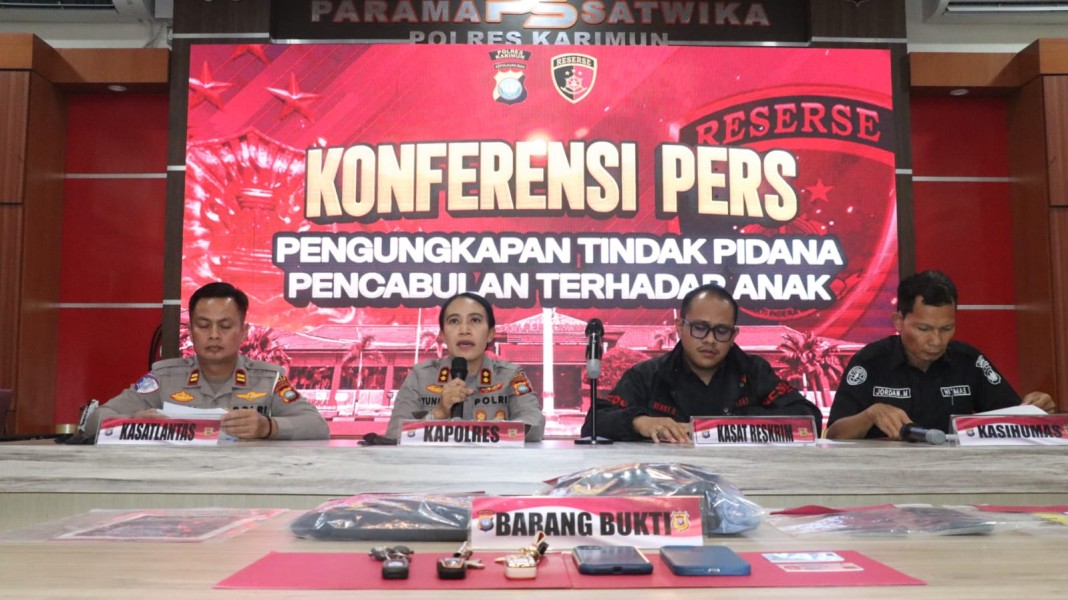 Satreskrim Polres Karimun Ringkus Pelaku Pencabulan Anak Di Bawah Umur.