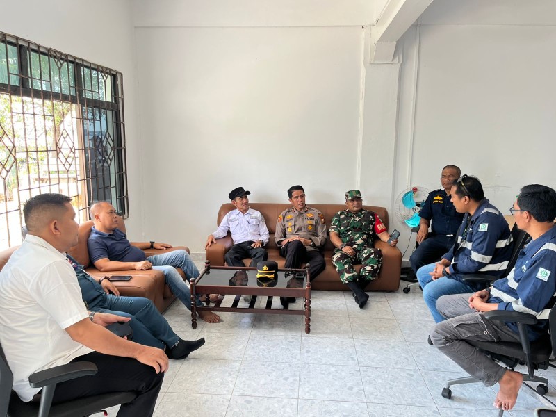 Polsek Kateman Cek Ketersediaan dan Distribusi BBM serta LPG Jelang Lebaran