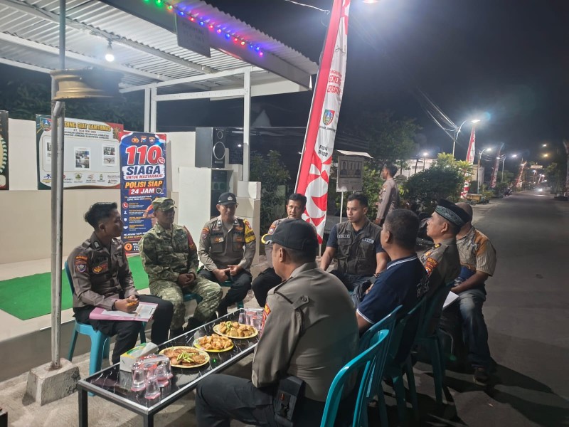 Serka Rozak dan Polsek Lakukan Penilaian Lomba Peduli Kamtibmas