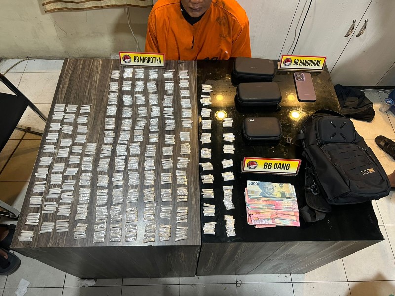 Satresnarkoba Polres Inhil Ungkap Peredaran Sabu 220,51 Gram di Mandah, Seorang Pria Diamankan