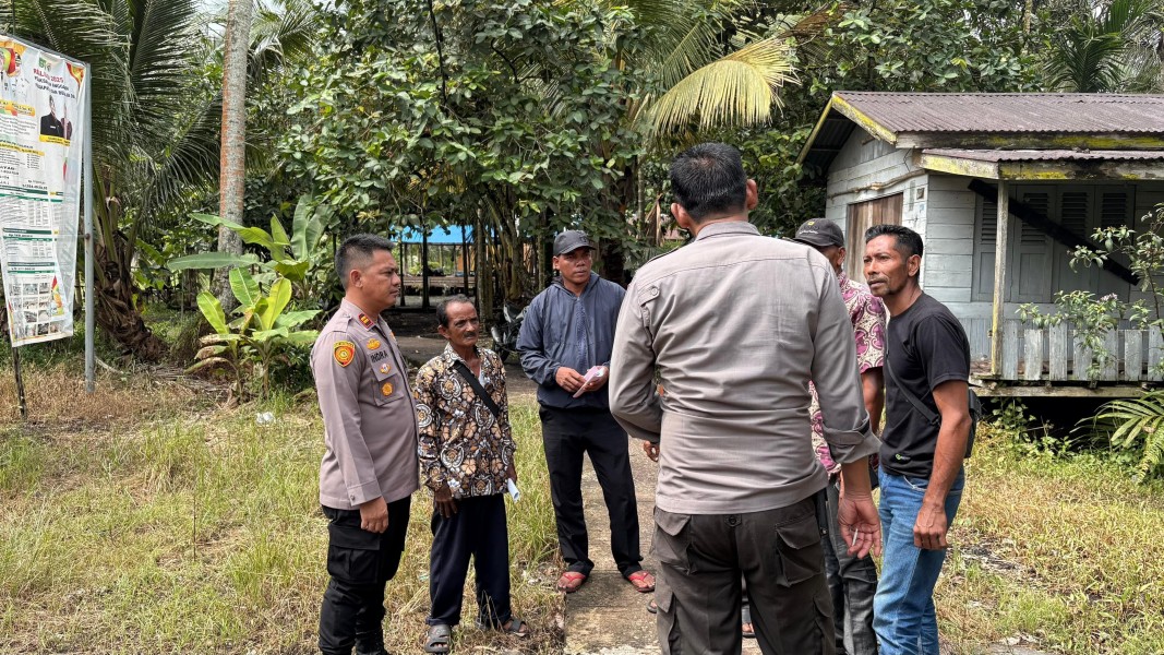 Polsek Mandah dan Kelompok Tani Desa Bente Bersinergi Dukung Swasembada Pangan Nasional