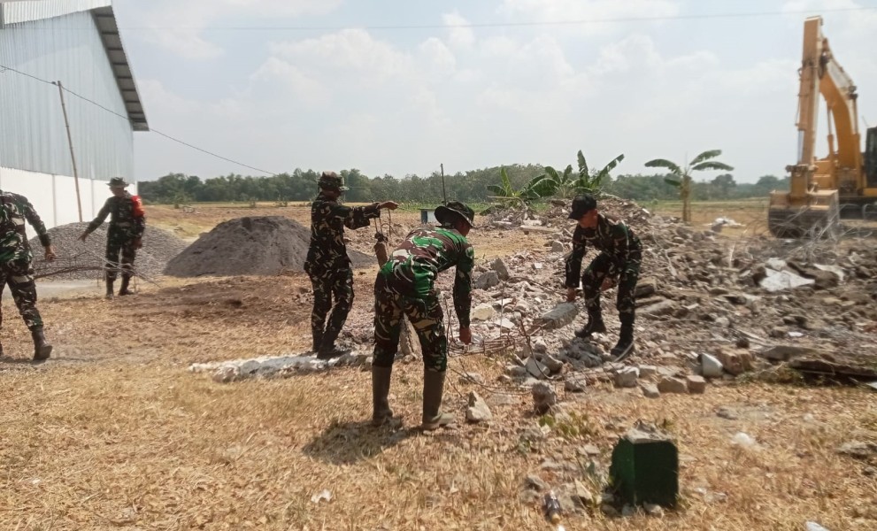 Satgas TMMD 129 Bojonegoro Terus Gelorakan Semangat Gotong Royong
