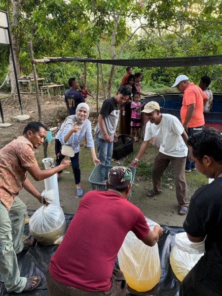 Perkuat Ekonomi Masyarakat, PLN Nusantara Power UP Tenayan Buat  Program Pemberdayaan Budidaya Ikan Sistem Bioflok