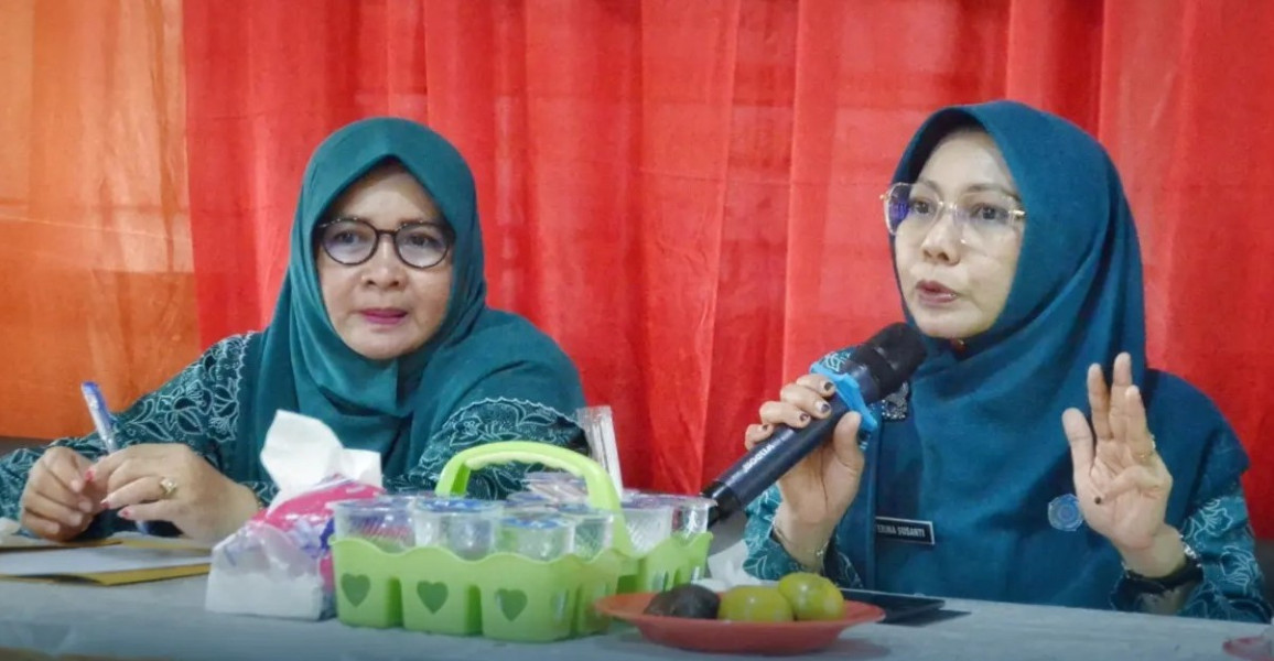 Jadi Narasumber Sosialisasi Pelacakan Pemanfaatan Imunisasi, Hj. Katerina Susanti Berikan Pemahaman  Pentingnya Imunisasi