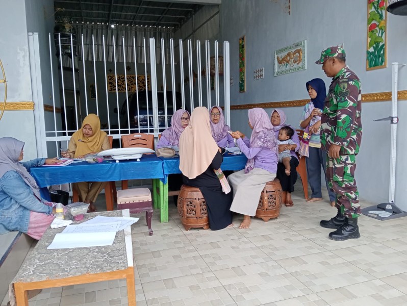 Serka Syaiful Peduli Kesehatan Balita di Desa Jarakkulon
