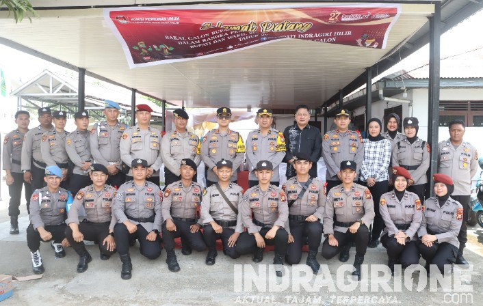 Hari Pertama, Kapolres Inhil Pantau Keamanan Pendaftaran Pasangan Calon Bupati dan Wabup di KPU