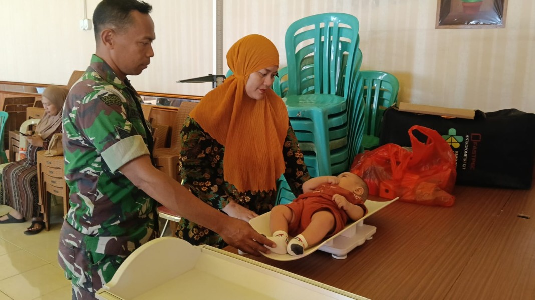 Serka Eko Dampingi Pelayanan Posyandu di Desa Kepatihan