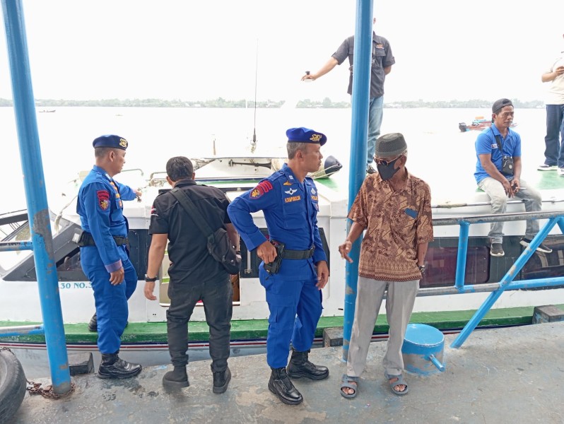 Satpolairud Polres Inhil Gelar Program JALUR untuk Cegah dan Ungkap Tindak Pidana di Perairan