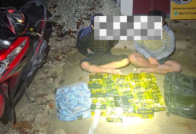 Polres Bengkalis Tangkap Dua Kurir Sabu, Barang Bukti 19 Kg