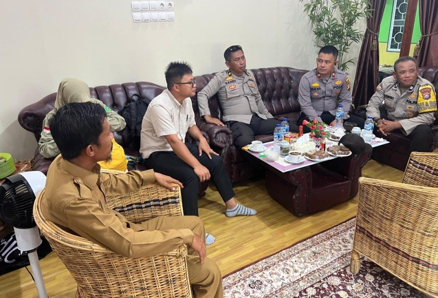 Polsek Mandah Koordinasi Persiapan Panen Jagung untuk Dukung Swasembada Pangan di Desa Pelanduk