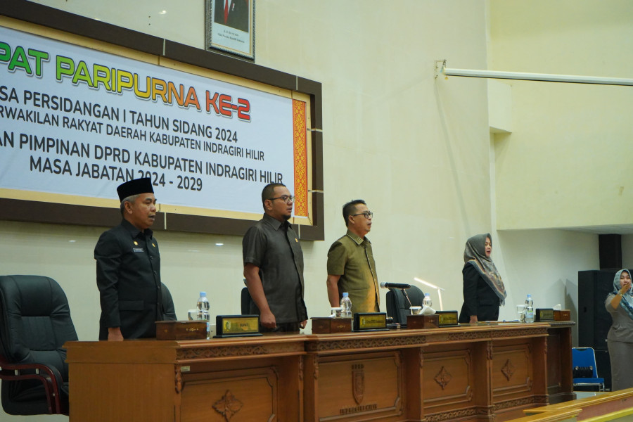 Rapat Paripurna ke-2 DPRD Inhil: Penetapan Pimpinan Baru untuk Masa Jabatan 2024 2029
