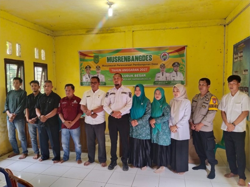 Pemdes Lubuk Besar Gelar Musrembangdes 2027