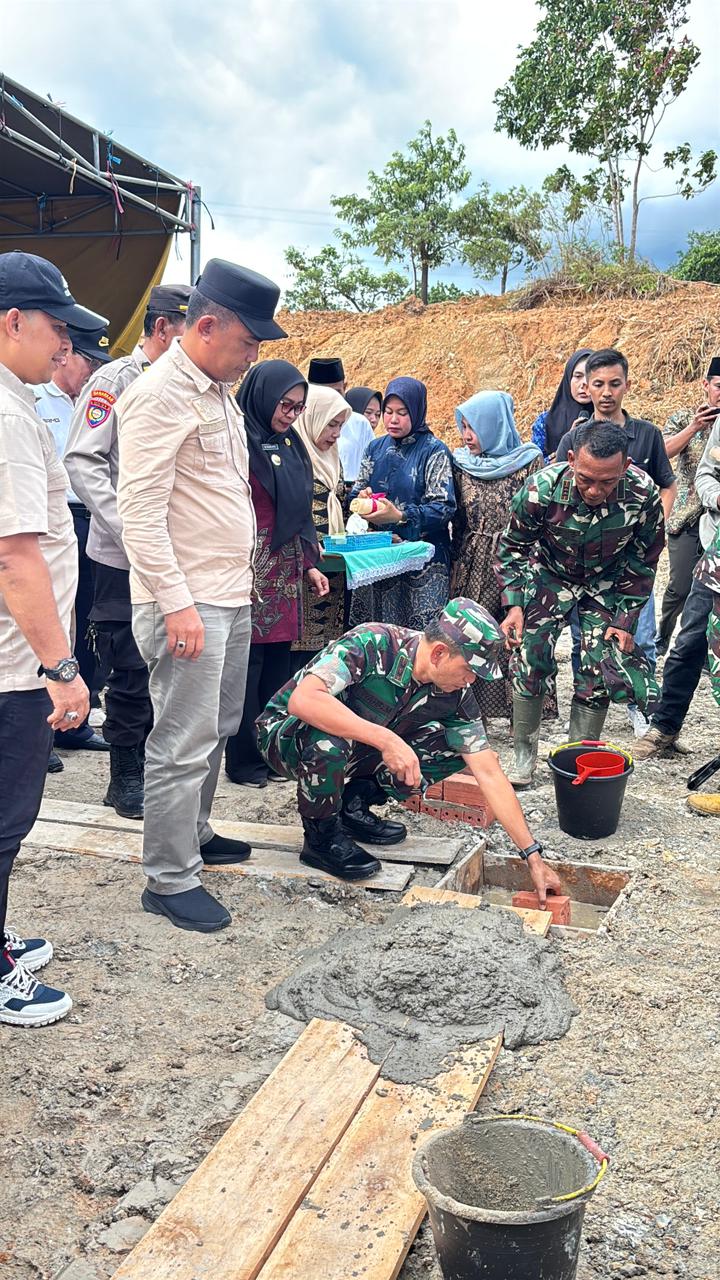 Groundbreaking Pembangunan Gudang dan Gerai Kopdes Merah Putih di Batu Ampar