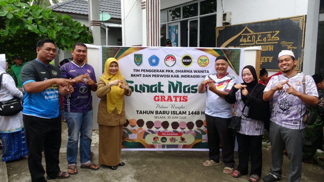 Aksi Sosial Sunat Massal, Sinergi Organisasi Wanita dan Komunitas di Inhil Ringankan Beban Masyarakat