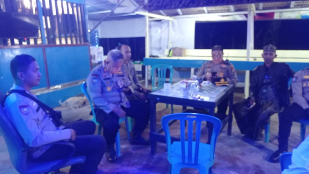 Polres Indragiri Hilir Lakukan Pengecekan Pos Satkamling, Wujudkan Stabilitas Kamtibmas
