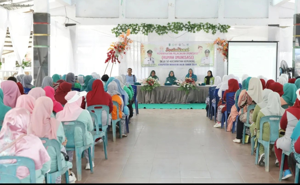 Pentingnya Imunisasi Bagi Anak, Pj Ketua TP PKK Inhil Hj. Katerina Susanti Herman Ajak Kader Aktif Mensosialisasikan