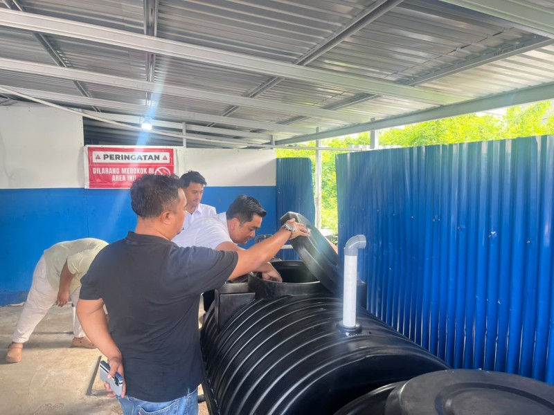 Tim Supervisi Polda Riau Laksanakan Asistensi Tata Kelola Dapur SPPG Polres Inhil
