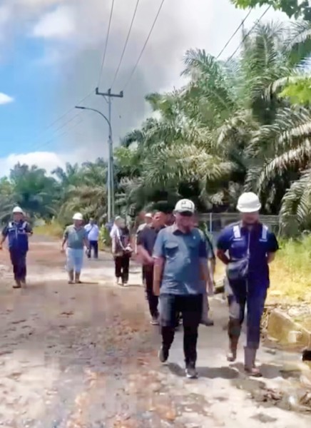 Komisi III DPRD Inhil Lakukan Pengawasan ke PT BSS, Berikan Sejumlah Catatan Perbaikan