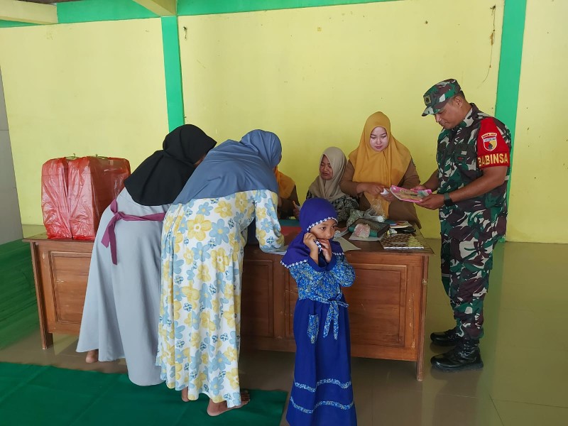 Koptu Endrik Bersinergi Wujudkan Balita Sehat di Desa Ngampel