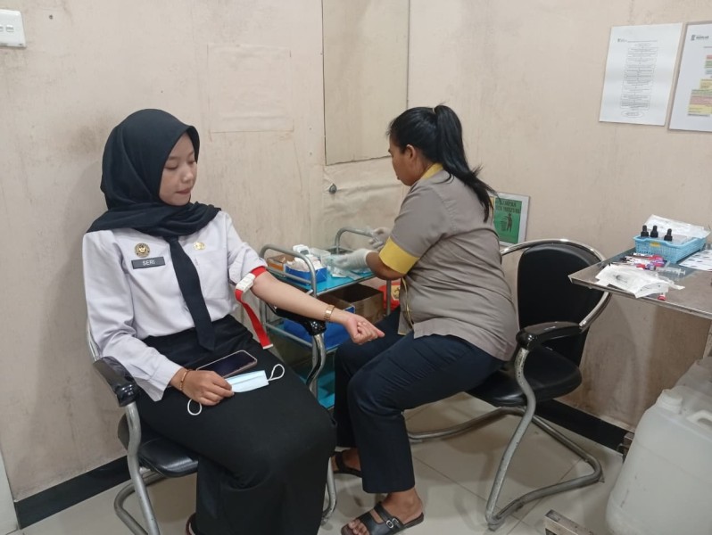 Kantor Imigrasi Kelas II TPI Tanjung Balai Karimun, Gelar  Pemeriksaan Kesehatan Pegawai.