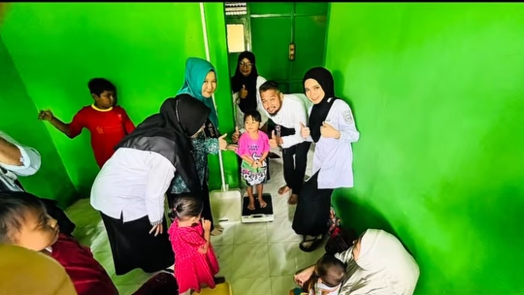 Pantau Tumbuh Kembang Anak, Posyandu Balita Desa Lubuk Besar Digelar