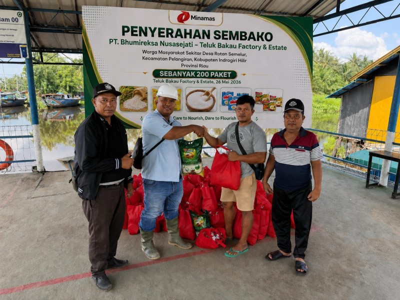 Jelang Idul Adha 1447 H, PT BNS Salurkan 1.000 Paket Sembako untuk Warga Inhil