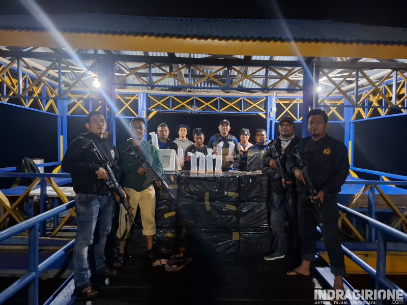 Penyelundup Baby Lobster di Perairan Kuala Enok Diamankan Satpol Airud Polres Inhil