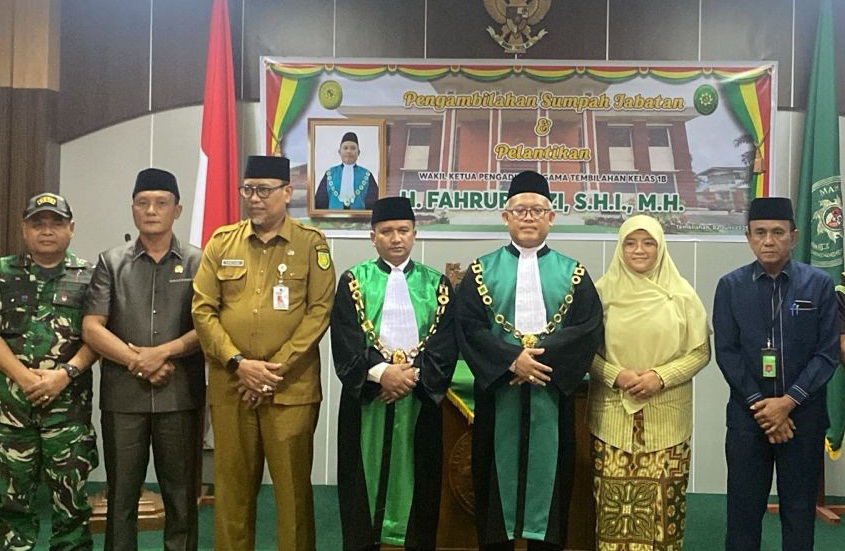 Wakil Ketua II DPRD Inhil Hadiri Pelantikan Wakil Ketua Pengadilan Agama Tembilahan