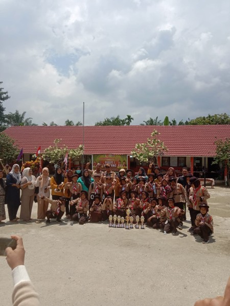 SD Negeri 016 Desa Talang Jangkang Juara Umum II Pramuka
