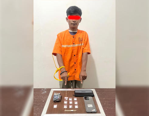 Polres Bengkalis Amankan Bandar Sabu, Pengendali Diduga Napi Lapas