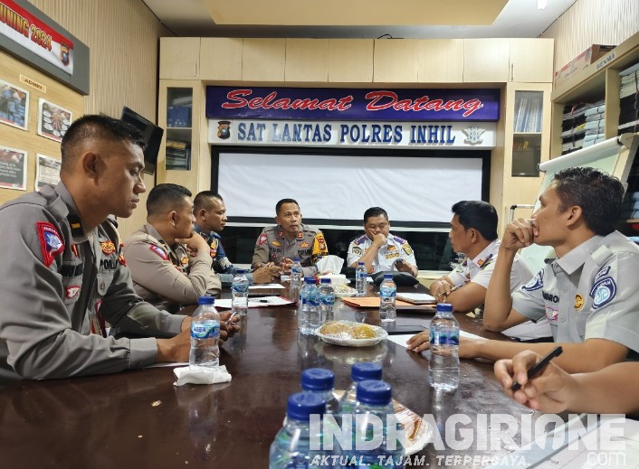 Satlantas Polres Inhil Rapat Forum LLAJ Bulan Angkutan Umum Berkeselamatan (BUNG SELAMAT)
