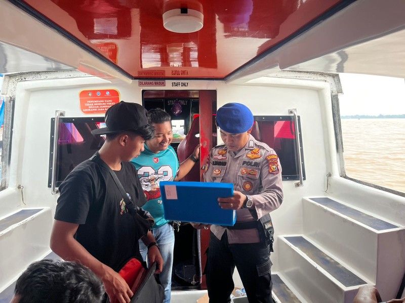 Polres Indragiri Hilir Gelar Program Jalur Cegah Dan Ungkap Tindak Pidana Di Wilayah Perairan