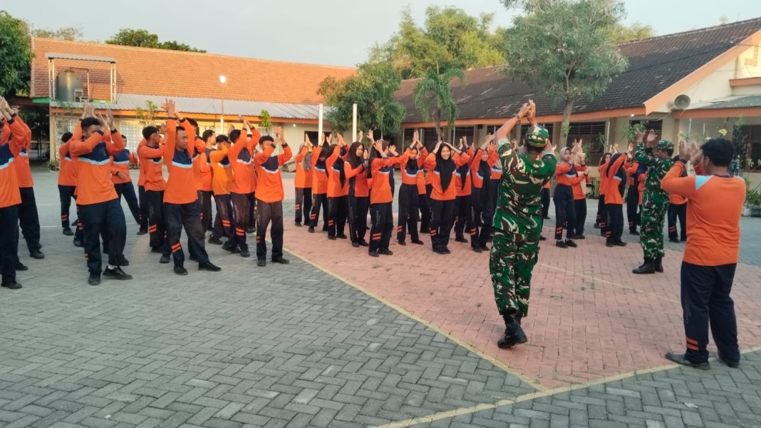 Kodim 0814/Jombang Gelar Persami Korps Kadet Republik Indonesia Gelombang V Tahun 2026