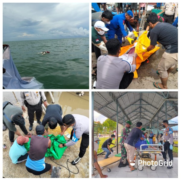 Sosok Mayat Ditemukan di Perairan Desa Kuala Selat