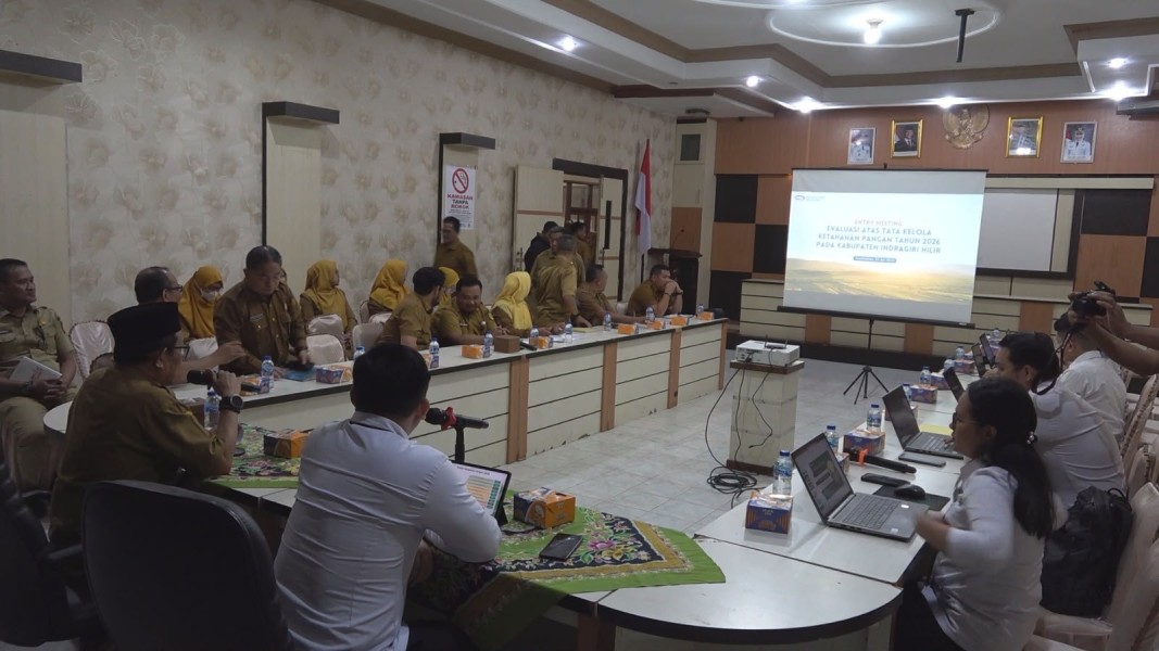 Bupati Herman Dukung Penuh Evaluasi BPKP, Perkuat Tata Kelola Ketahanan Pangan Inhil