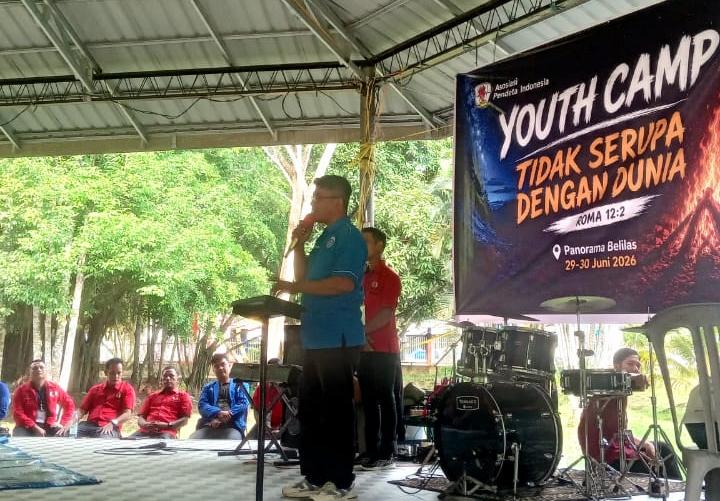 Perkuat Sinergi, GAMKI Inhu Hadiri Pembukaan Youth Camp API di Seberida